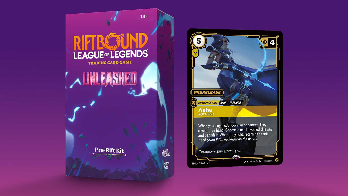 Riftbound League of Legends: Pre-Rift Kit Unleashed Prerelease