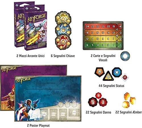 KeyForge Mondi in Collisione (World's Collide WC) - STARTER SET per 2 Giocatori ITA