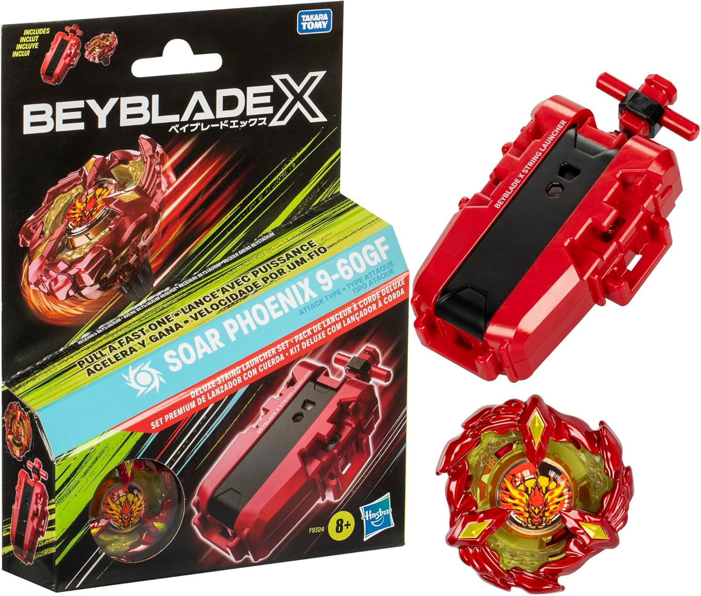 Beyblade X Soar Phoenix Deluxe Launcher Set