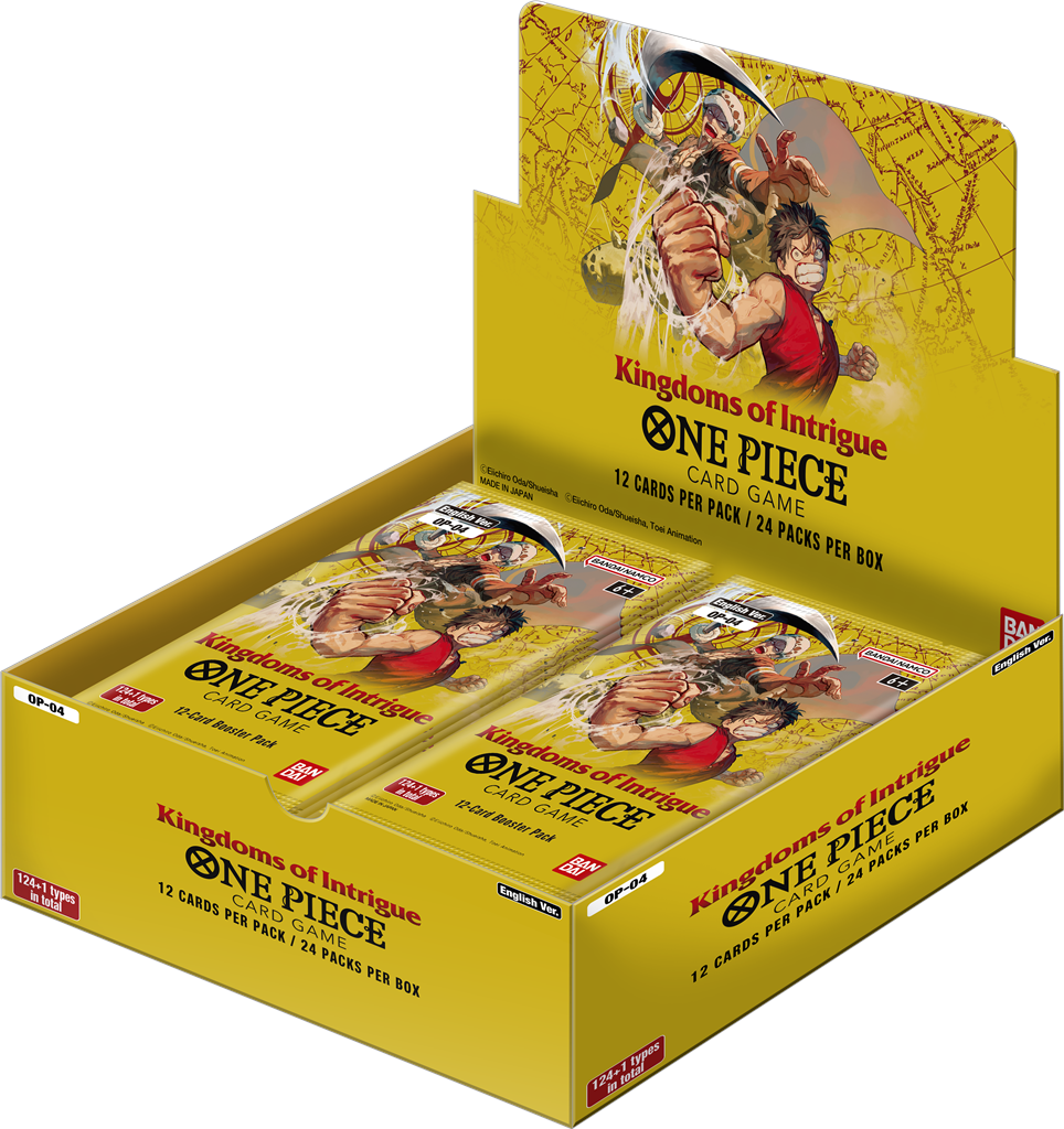 PREORDER Box One Piece Card Game OP-04 Kingdoms of Intrigue - Booster Display (24 Packs) - EN