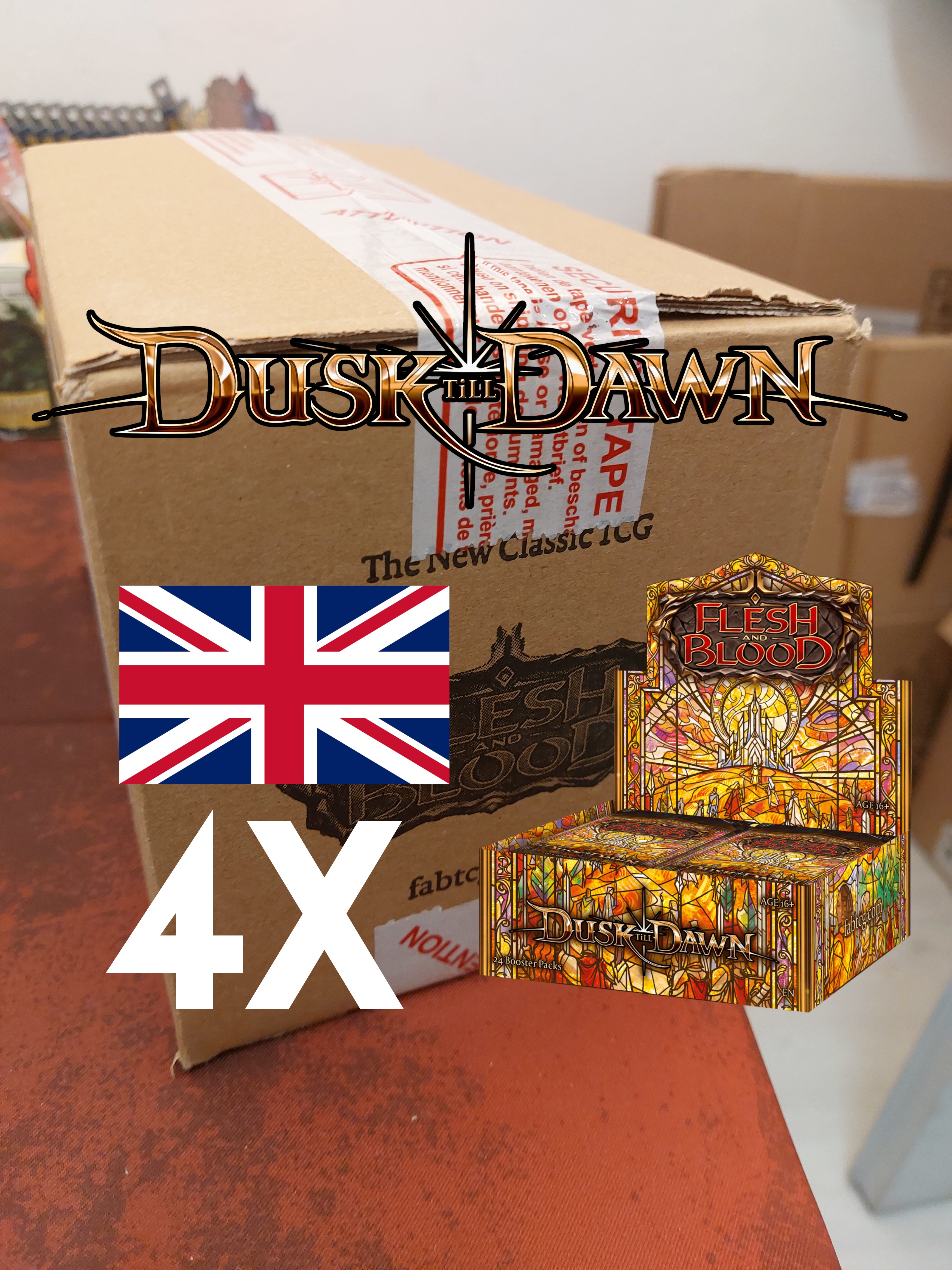 Case Flesh and Blood TCG - DUSK TILL DAWN 4X Booster Display (24 packs AZ Card & Games Case Flesh and Blood TCG - DUSK TILL DAWN 4X Booster Display (24 packs AZ Card & Games