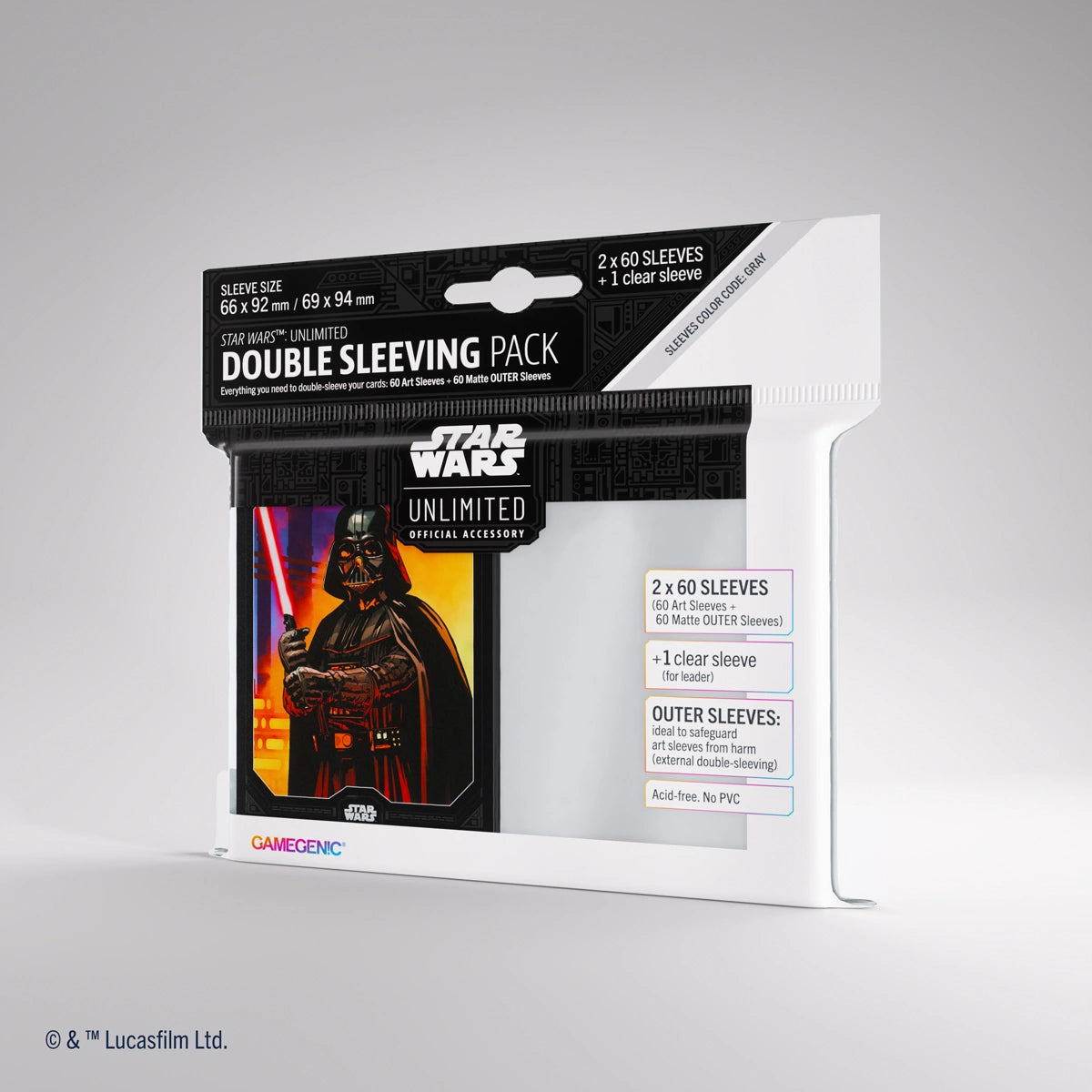 GAMEGENIC - STAR WARS: UNLIMITED ART SLEEVES DOUBLE SLEEVING PACK