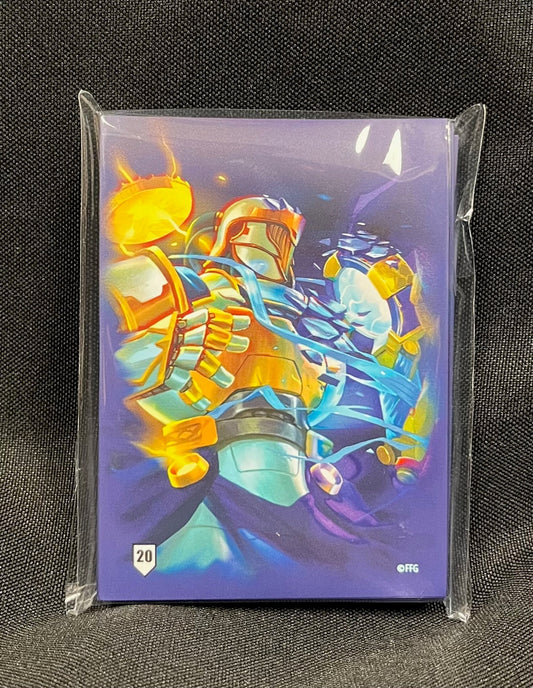 KeyForge: Art Sleeve - Blue (Sanctum Warrior) 66 x 92 mm (40)