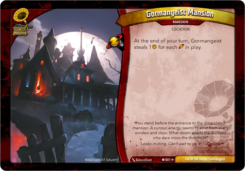KEYFORGE ADVENTURES: FALL OF THE HOUSE OF GORMANGEIST - ENG