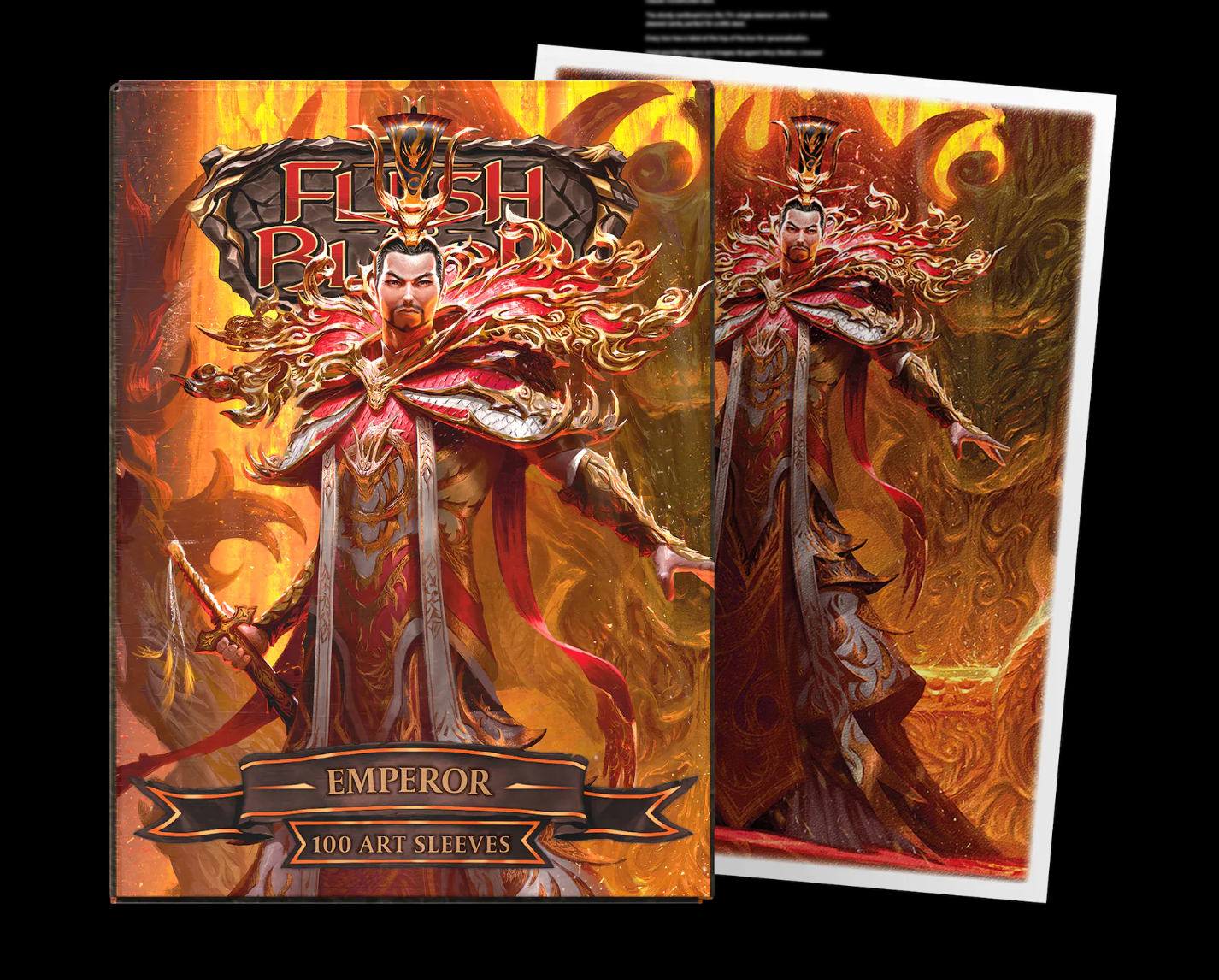 DRAGON SHIELD FLESH AND BLOOD LICENSE STANDARD MATTE ART SLEEVES - EMPEROR (100 SLEEVES)
