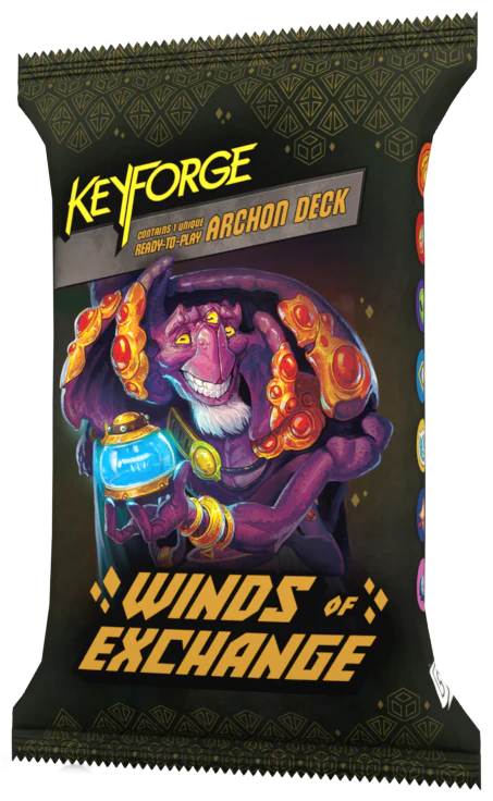 PREORDER KEYFORGE - WINDS OF EXCHANGE WOE ARCHON DECK DISPLAY ENGLISH