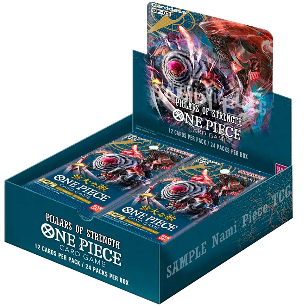 Box One Piece Card Game OP-03 Pillard of Strength - Booster Display (24 Packs) - EN
