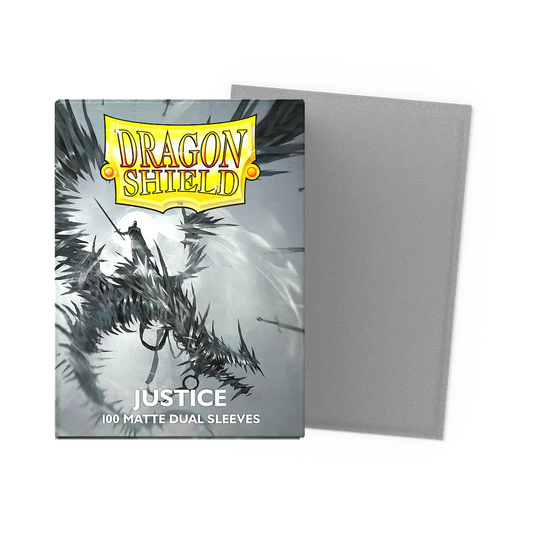 DRAGON SHIELD SLEEVES - STANDARD SIZE - MATTE DUAL - JUSTICE (100 SLEEVES)