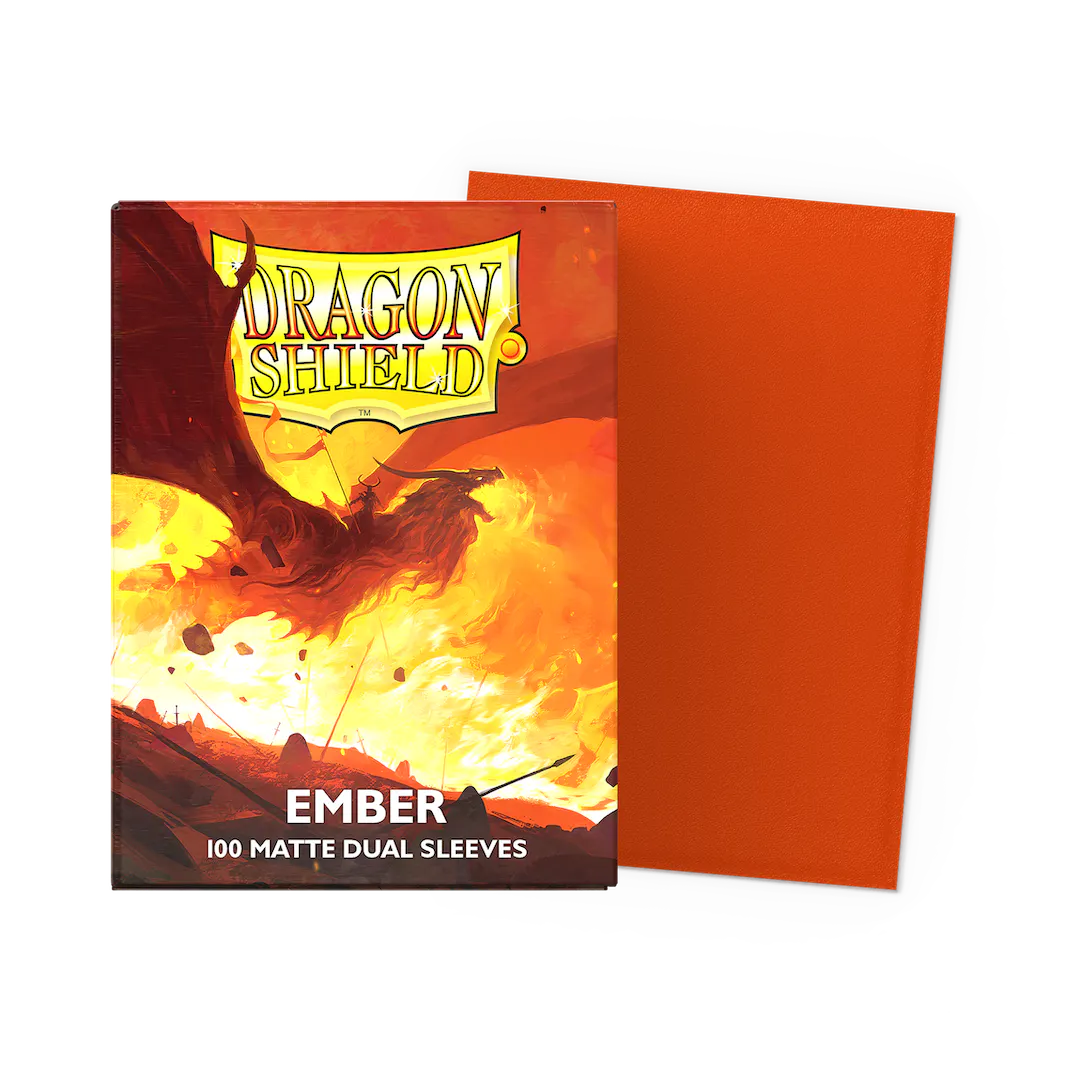 DRAGON SHIELD DUAL MATTE SLEEVES - EMBER 'ALARIC, REVOLUTION KINDLER' (100 SLEEVES)
