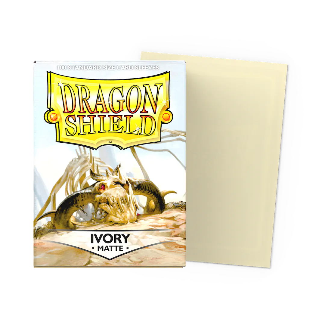 Dragon Shield Standard Sleeves - Matte Ivory (100 Sleeves)
