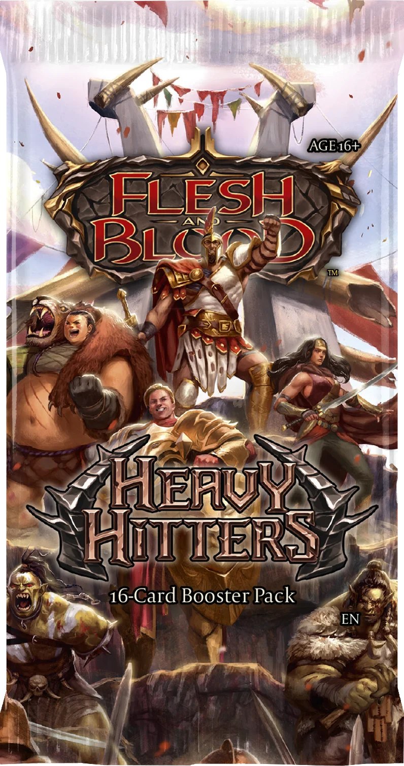 FLESH & BLOOD TCG - HEAVY HITTERS BOOSTER DISPLAY (24 PACKS) - ENG