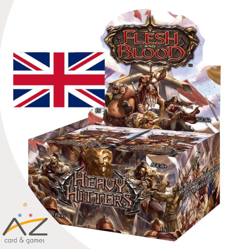 FLESH & BLOOD TCG - HEAVY HITTERS BOOSTER DISPLAY (24 PACKS) - ENG AZ Card & Games FLESH & BLOOD TCG - HEAVY HITTERS BOOSTER DISPLAY (24 PACKS) - ENG AZ Card & Games