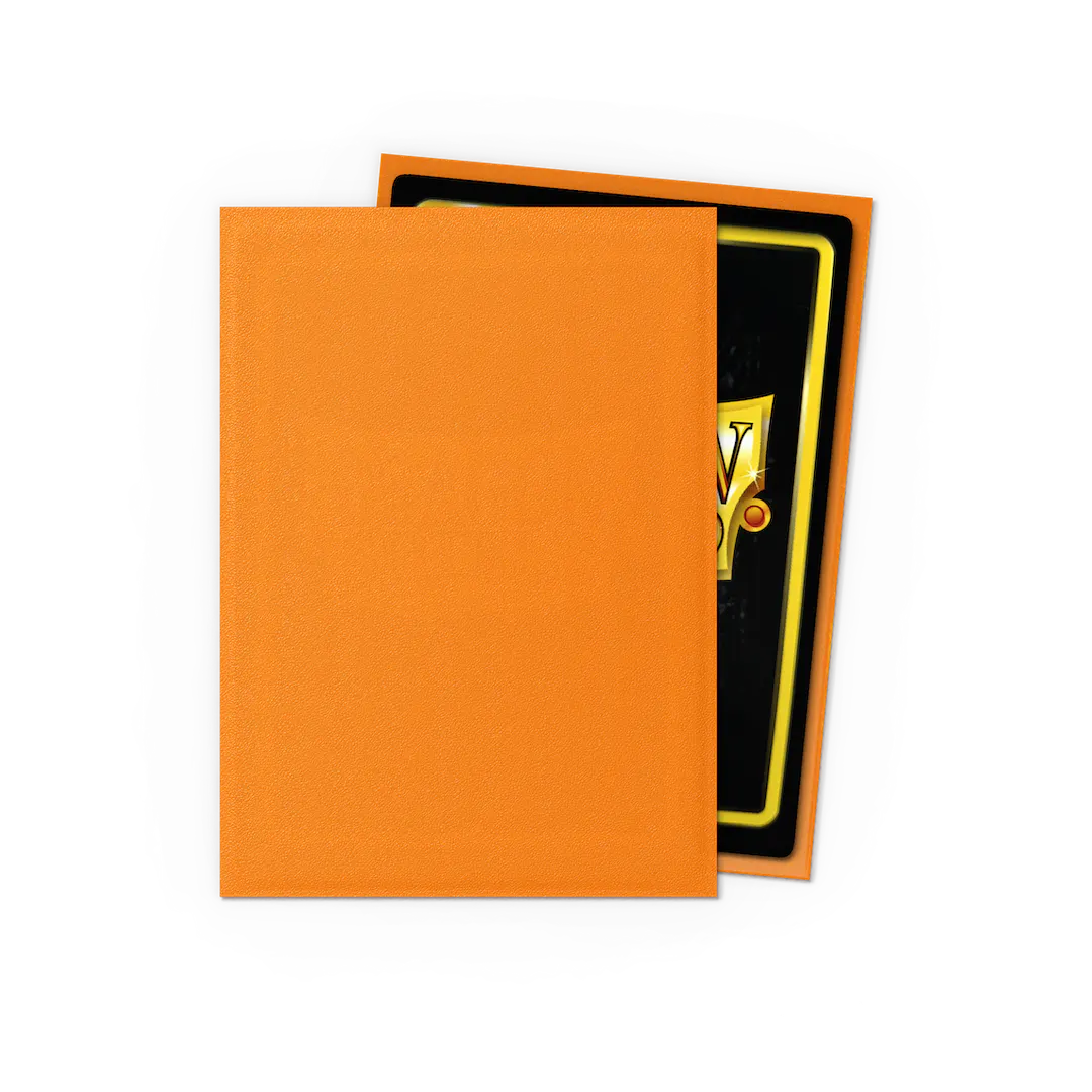 Dragon Shield Standard Sleeves - Orange Matte(100 Sleeves)