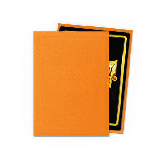 Dragon Shield Standard Sleeves - Orange Matte(100 Sleeves)