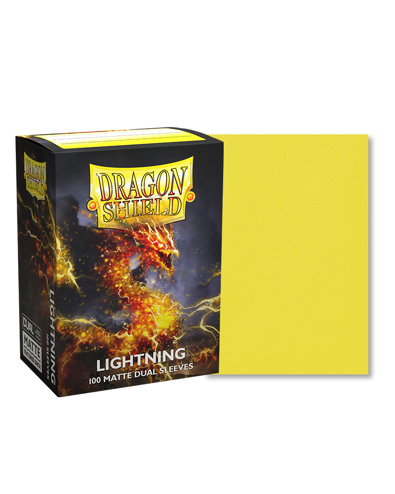 Dragon Shield Dual Matte Sleeves - Lightning 'Ailia' (100 Sleeves)