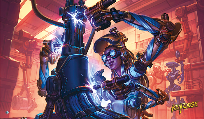 KEYFORGE - PLAYMAT IN LABORATORIO