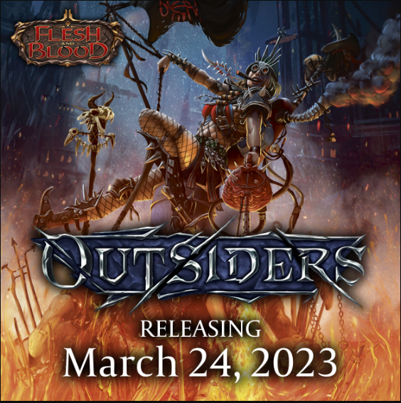 FLESH & BLOOD TCG - FAB OUTSIDERS BOOSTER DISPLAY (24 PACKS) - IT