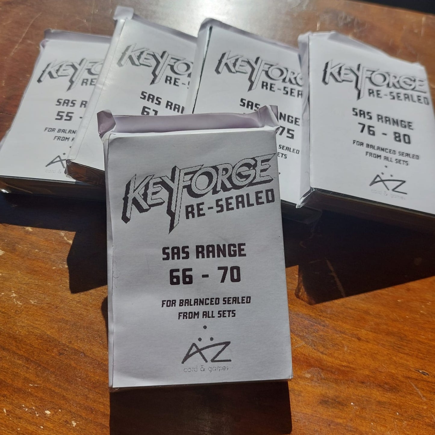 Keyforge RE-SEALED Deck | SAS Range 66-70