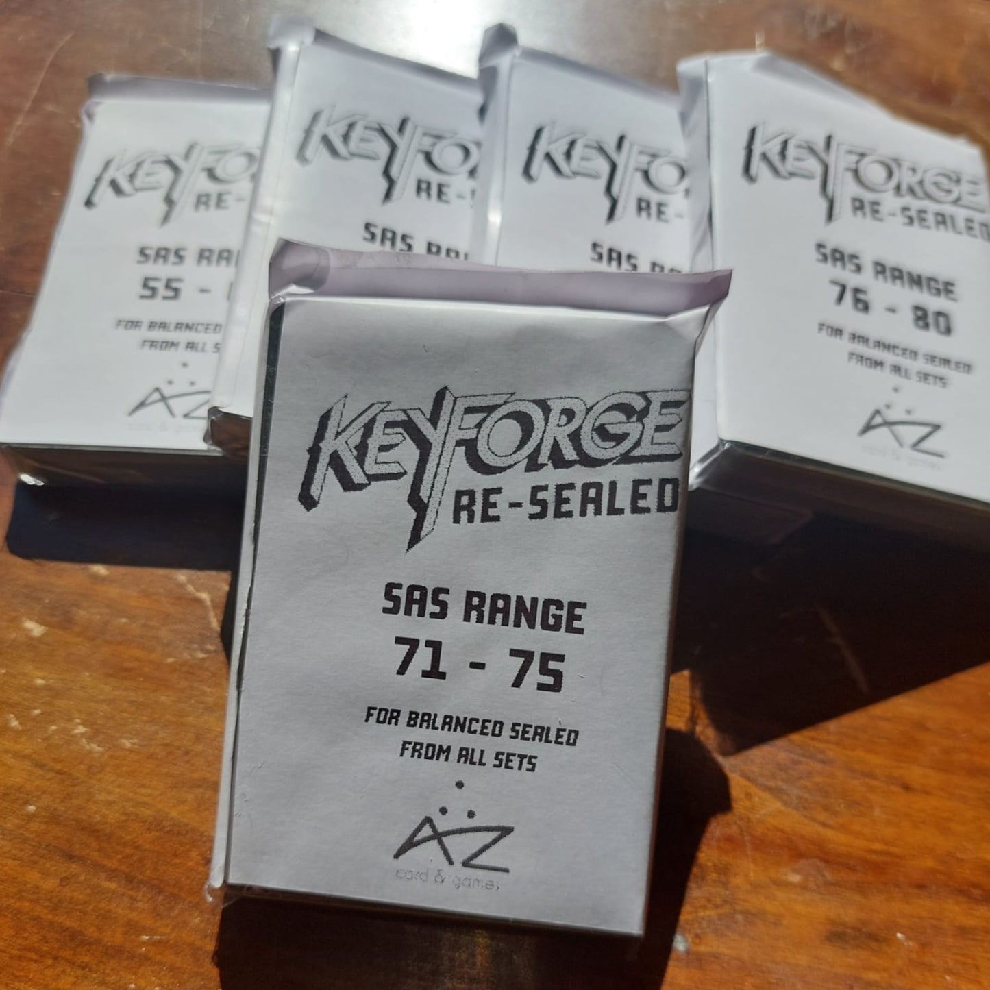 Keyforge RE-SEALED Deck | SAS Range 71-75