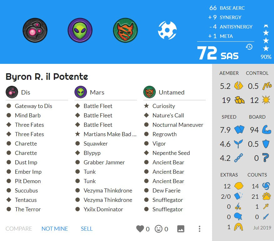 Byron R. il Potente - CotA 3x Battle Fleet