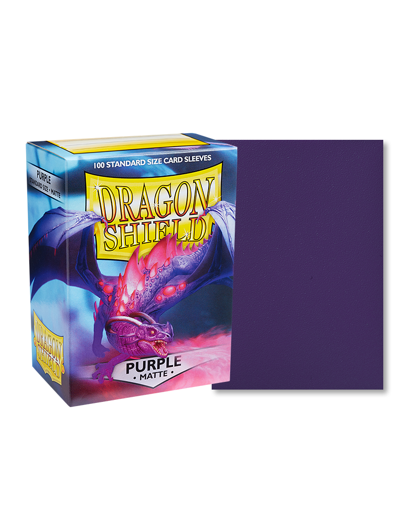Dragon Shield Standard Sleeves - Purple Matte (100 Sleeves)