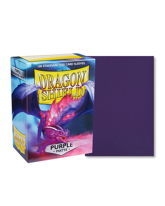 Dragon Shield Standard Sleeves - Purple Matte (100 Sleeves)