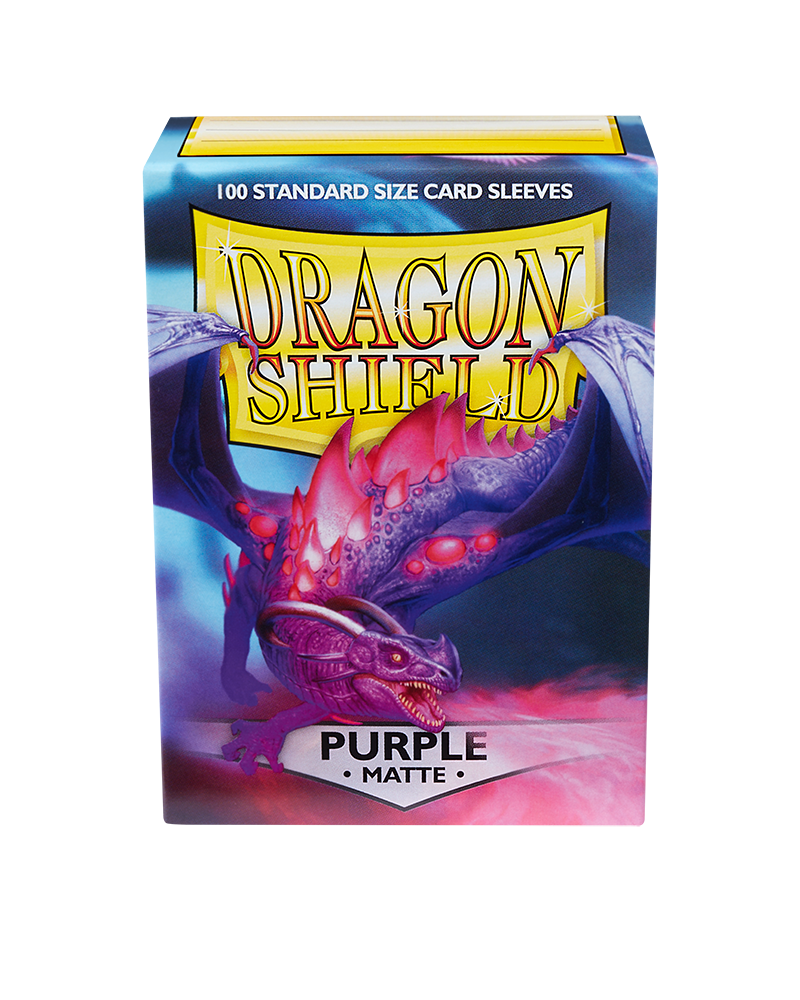 Dragon Shield Standard Sleeves - Purple Matte (100 Sleeves)
