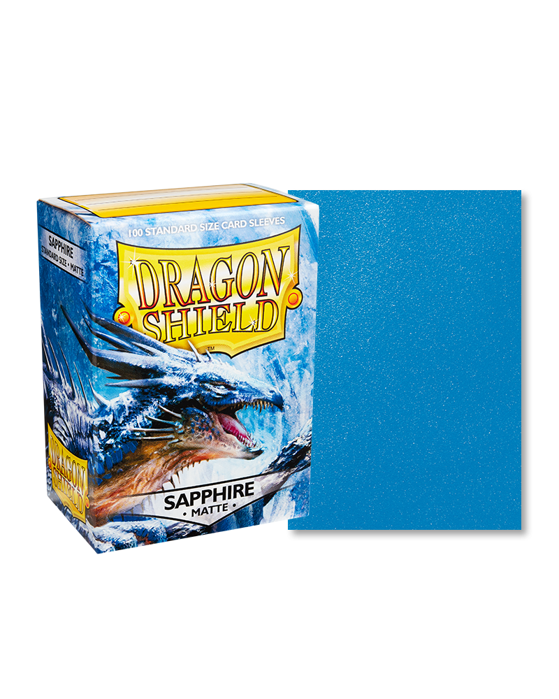 Dragon Shield Standard Matte Sleeves - Sapphire (100 Sleeves)
