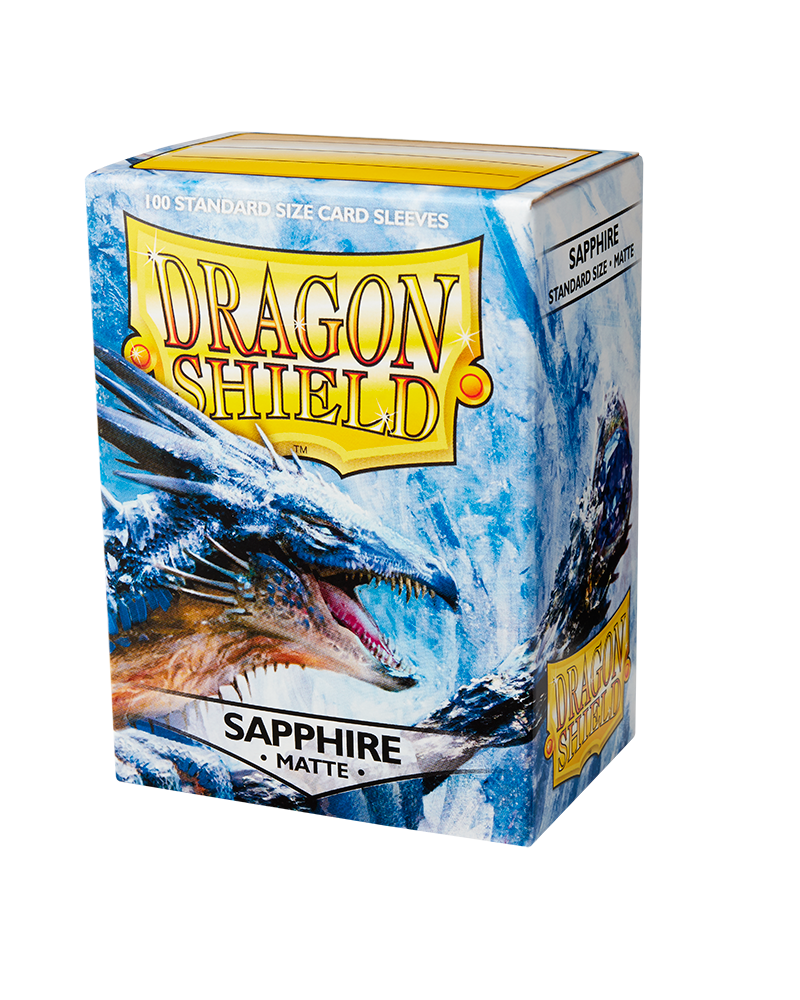 Dragon Shield Standard Matte Sleeves - Sapphire (100 Sleeves)