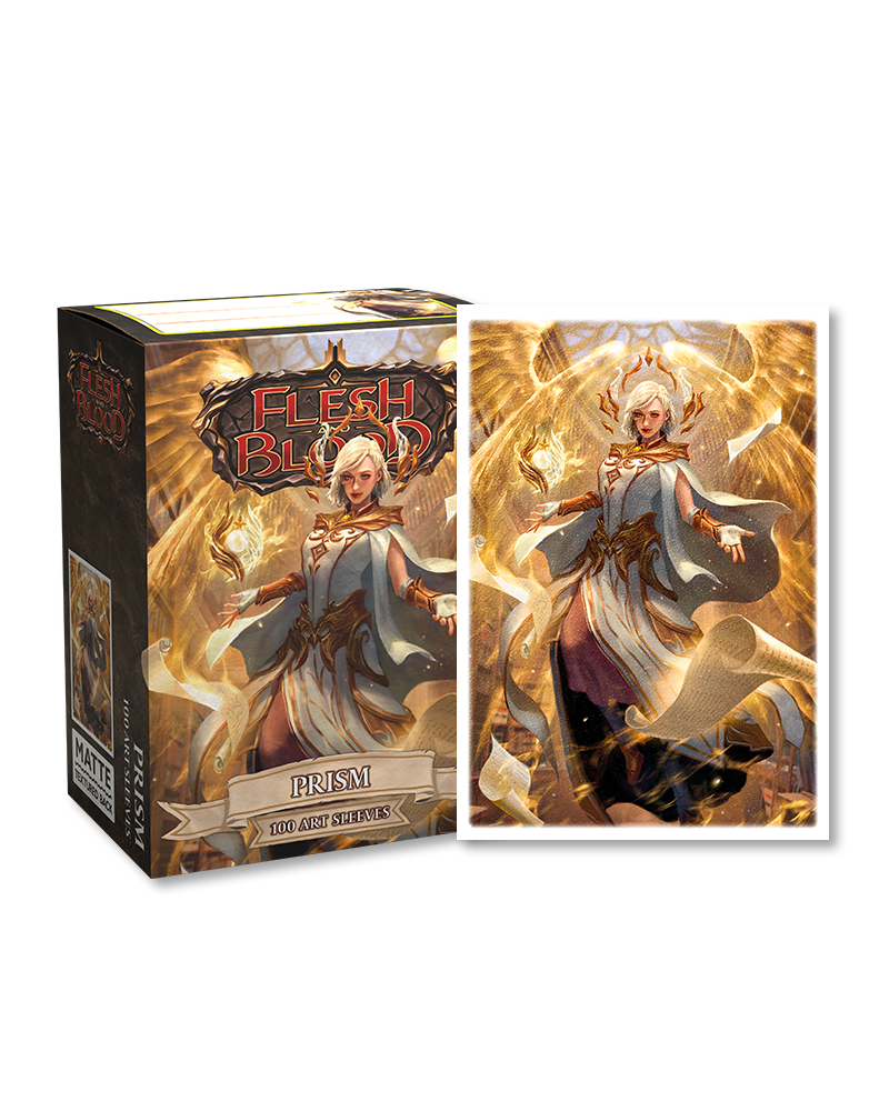 DRAGON SHIELD MATTE ART SLEEVES - FLESH AND BLOOD PRISM (100 SLEEVES)