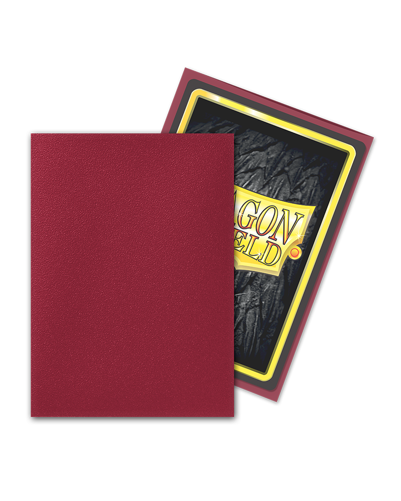 Dragon Shield Standard Matte Sleeves - Blood Red 'Simurag' (100 Sleeves)
