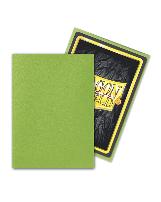 Dragon Shield Standard Sleeves - Matte Lime (100 Sleeves)