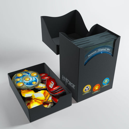 Gamegenic KeyForge Gemini Deck Box - Black