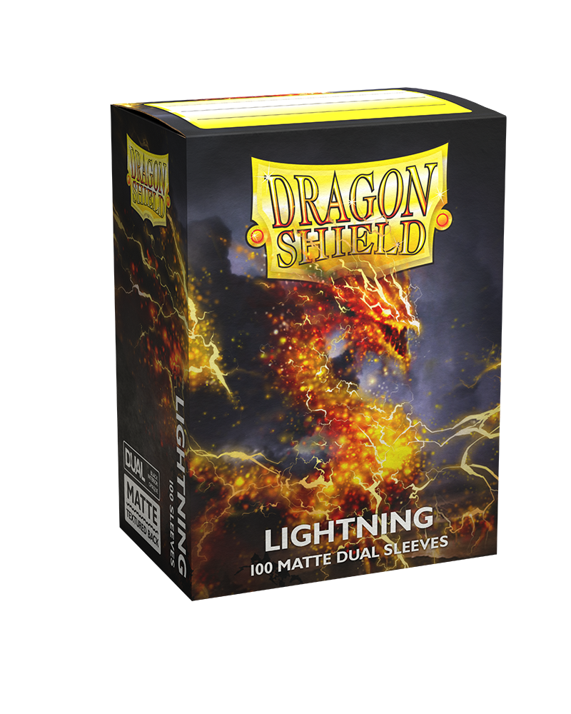 Dragon Shield Dual Matte Sleeves - Lightning 'Ailia' (100 Sleeves)