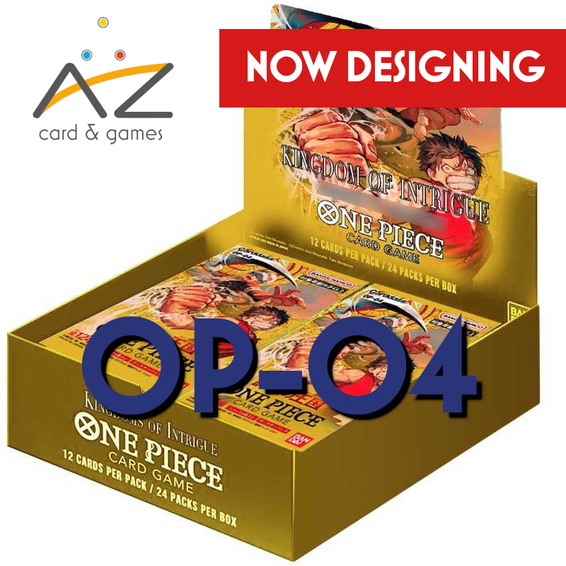 PREORDER Box One Piece Card Game OP-04 Kingdoms of Intrigue - Booster Display (24 Packs) - EN