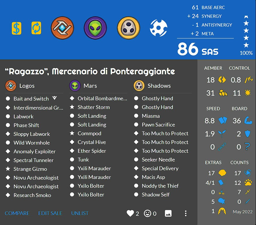 “Ragazzo”, Mercenario di Ponteraggiante - CotA 86 SAS
