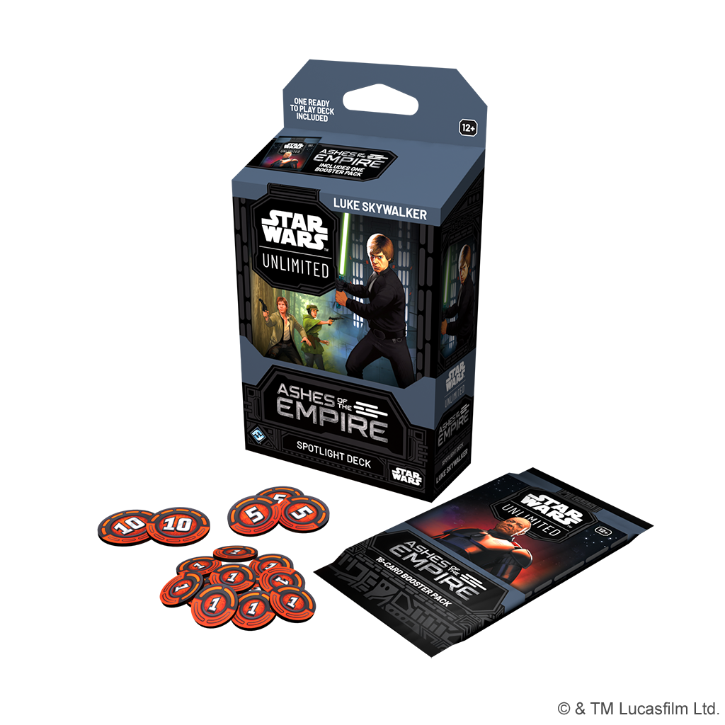 SWU - Ashes of the Empire - Deck Luke Skywalker ENG