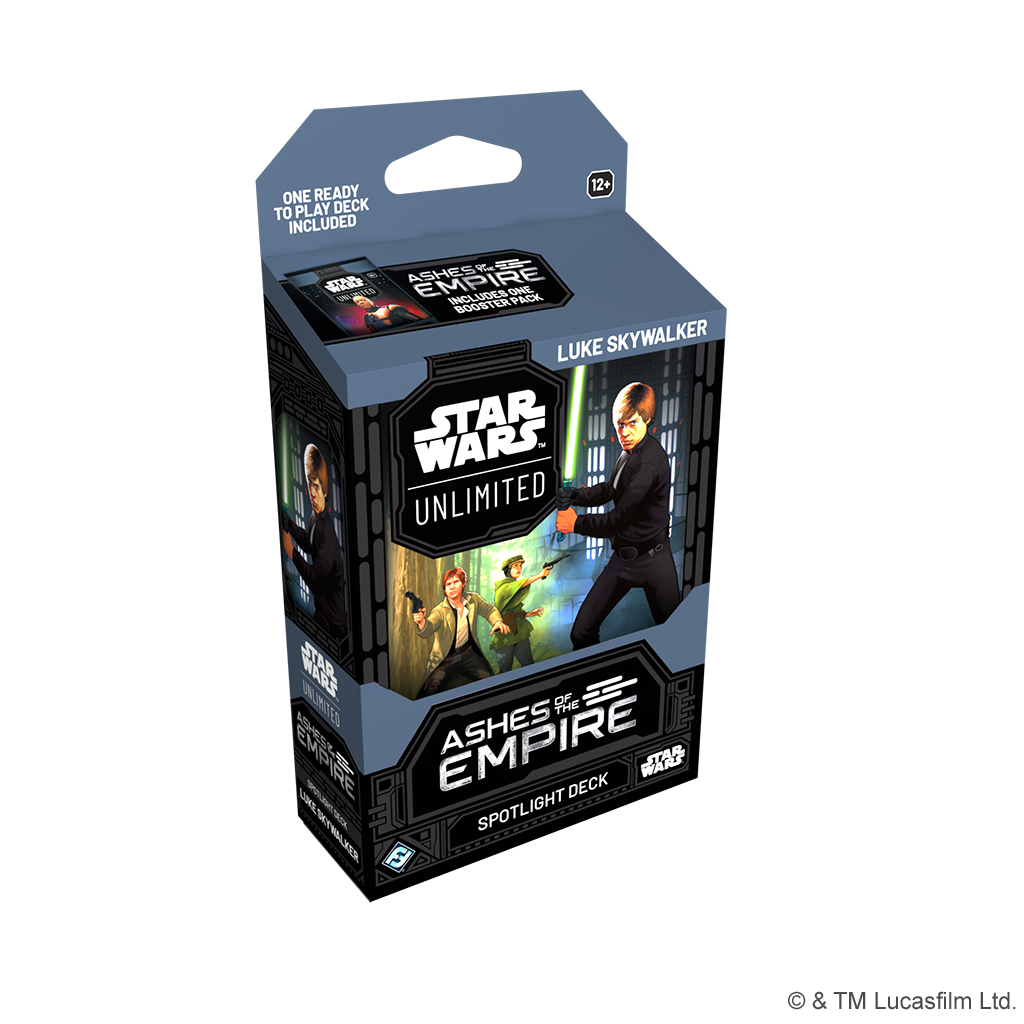 SWU - Ashes of the Empire - Deck Luke Skywalker ENG