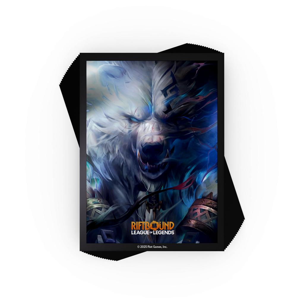 Riftbound: League of Legends TCG - Origins Volibear Art Sleeves (100 Sleeves)