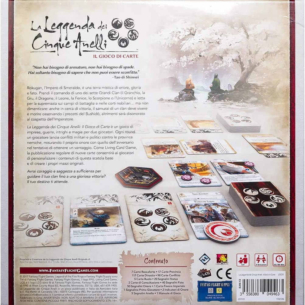 La Leggenda dei Cinque Anelli LCG Edizione Italiana