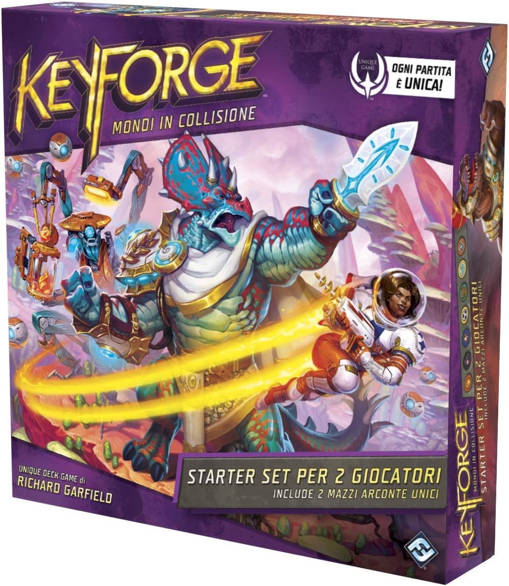 KeyForge Mondi in Collisione (World's Collide WC) - STARTER SET per 2 Giocatori ITA