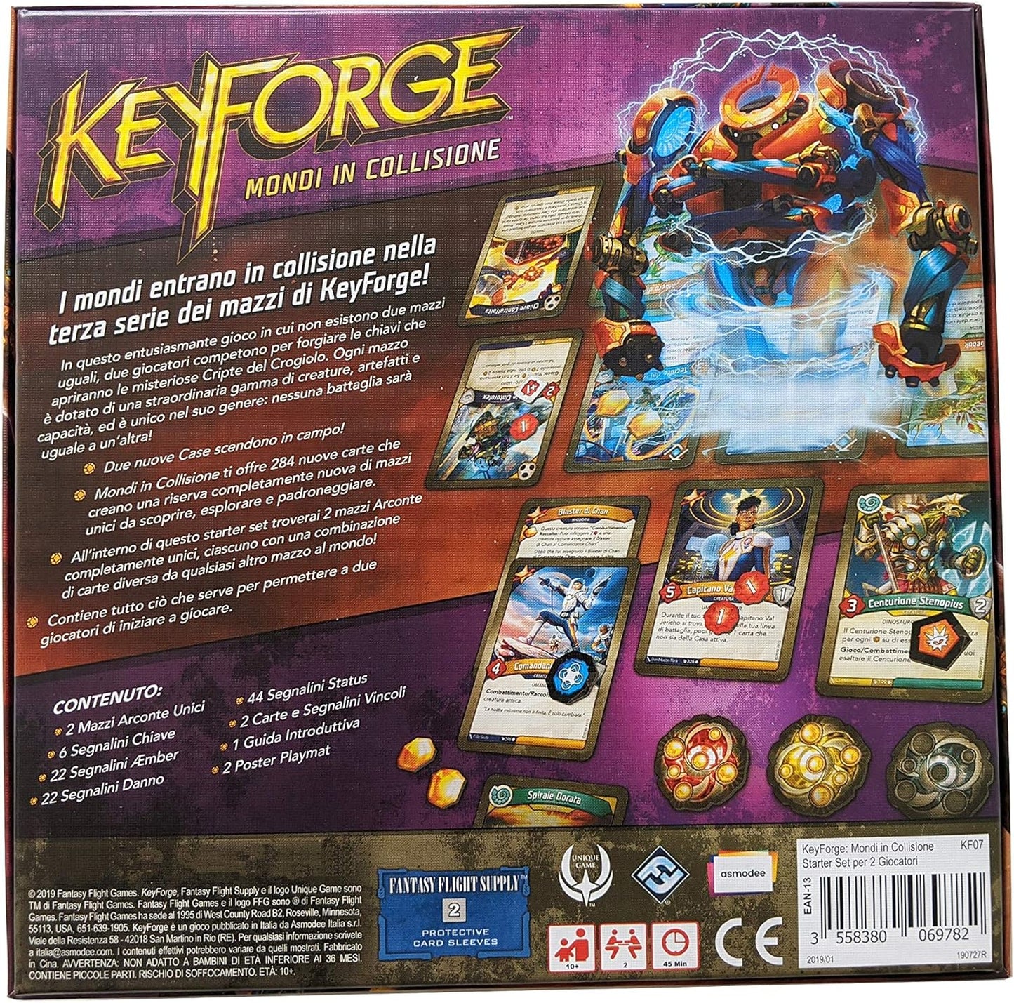 KeyForge Mondi in Collisione (World's Collide WC) - STARTER SET per 2 Giocatori