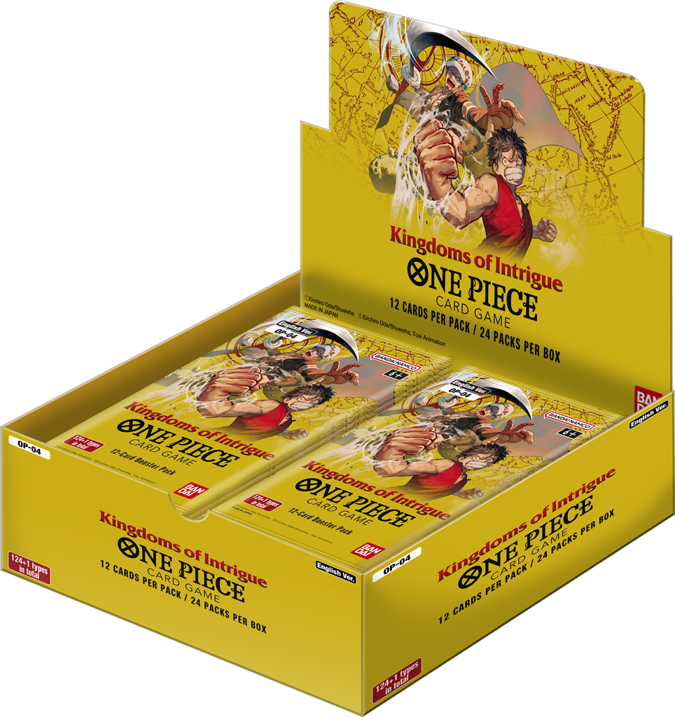 PREORDER Box One Piece Card Game OP-04 Kingdoms of Intrigue -  Booster Display (24 Packs) - EN