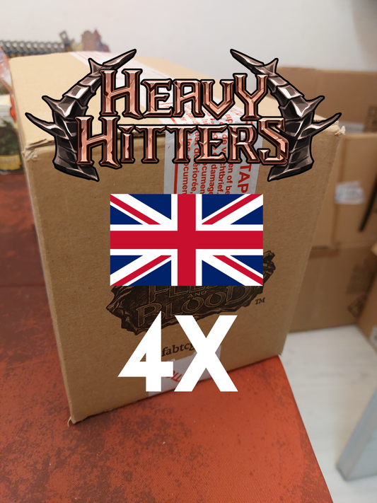 PREORDER Case FLESH & BLOOD TCG - HEAVY HITTERS BOOSTER DISPLAY (24 PACKS) - ENG