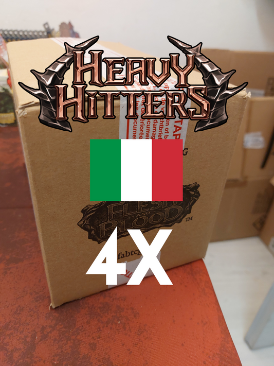 PREORDINE Case FLESH & BLOOD TCG - HEAVY HITTERS BOX (24 PACKS) - ITA
