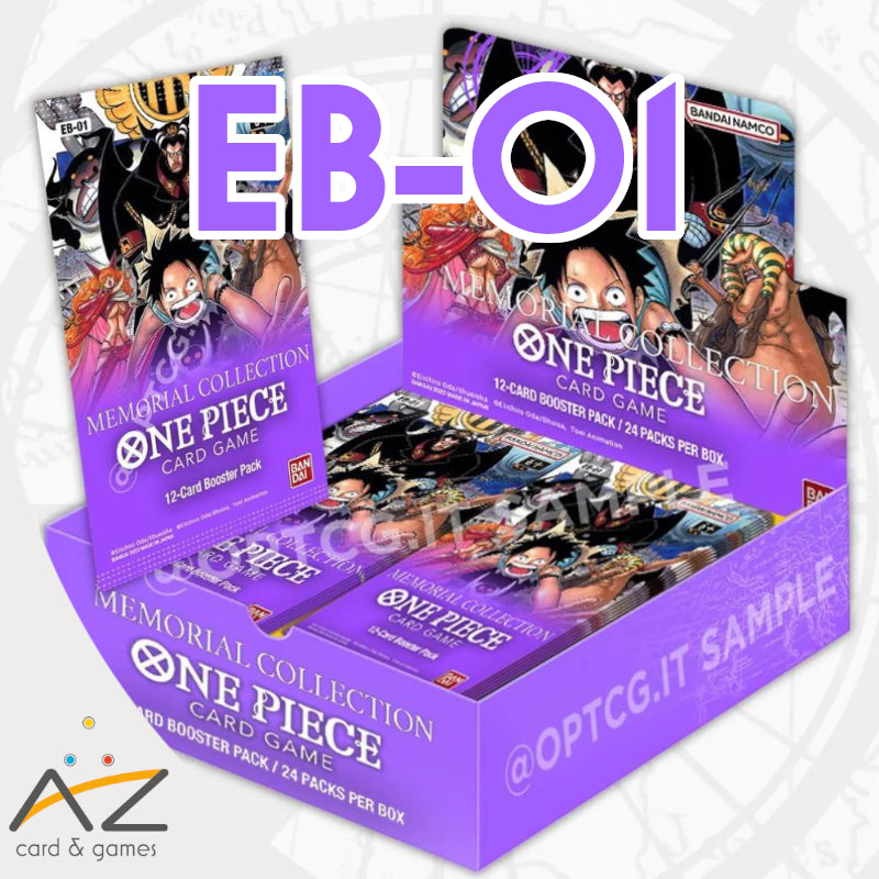PREORDER Box One Piece Card Game EB-01 Extra Booster Memorial Collection