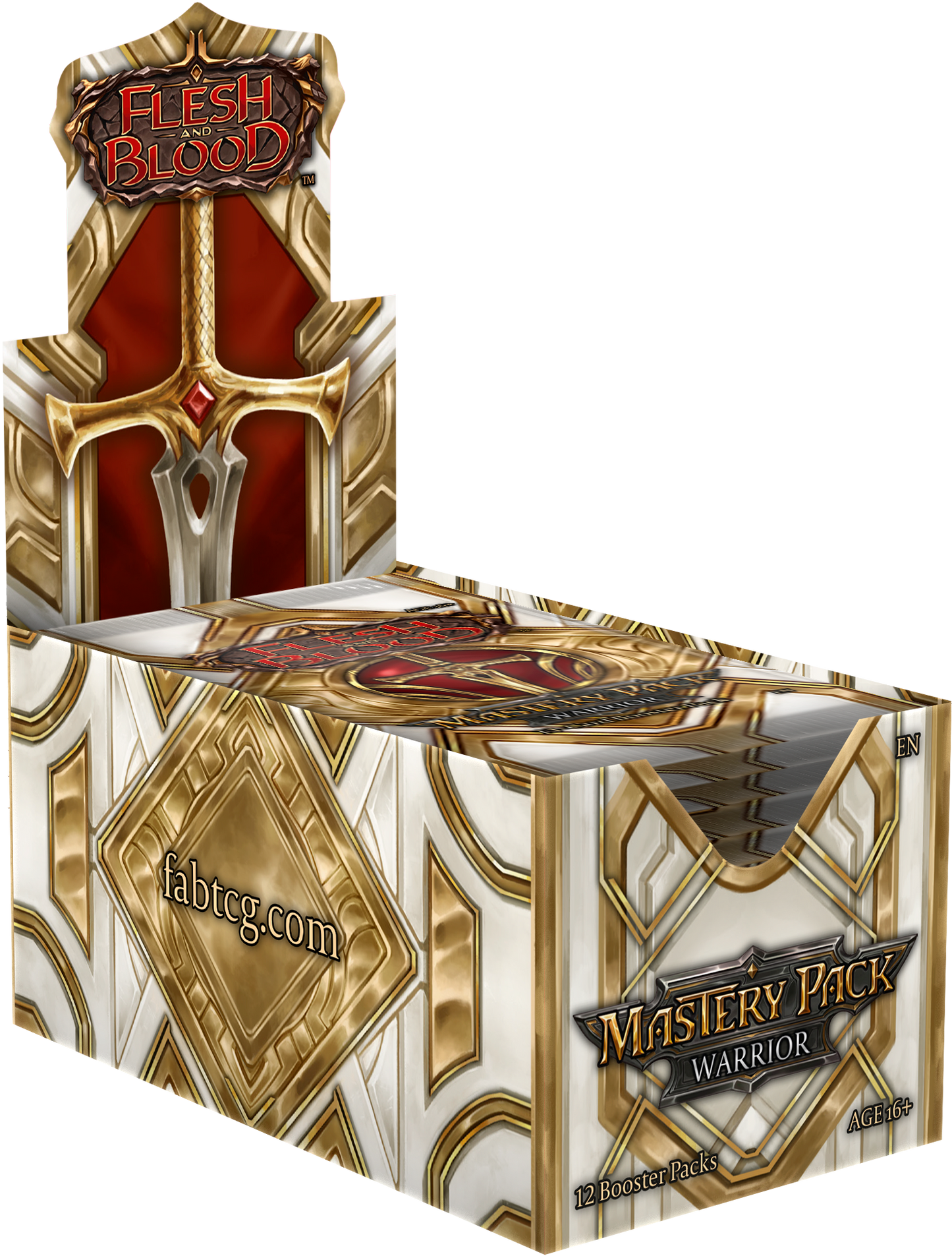 FLESH & BLOOD - Mastery Pack Warrior Booster Display (12 PACKS) - ENG