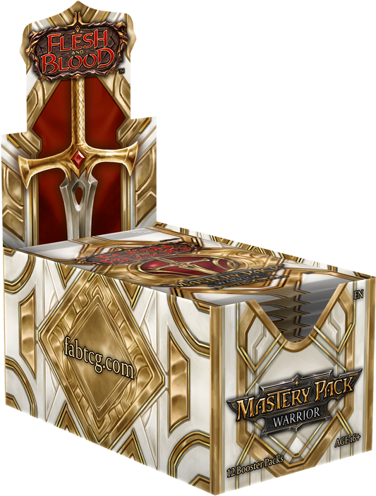 FLESH & BLOOD - Mastery Pack Warrior Booster Display (12 PACKS) - ENG
