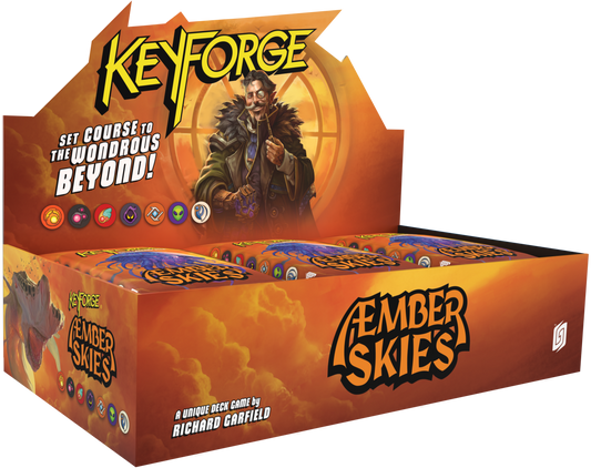 KeyForge: Æmber Skies [AS] Deck Display (12 Decks) - FRA
