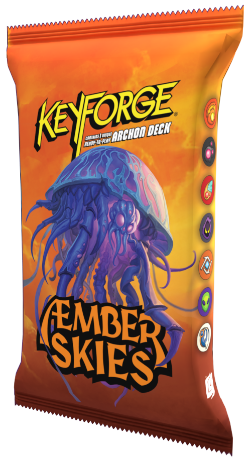 KeyForge: Æmber Skies [AS] Deck Display (12 Decks) - FRA